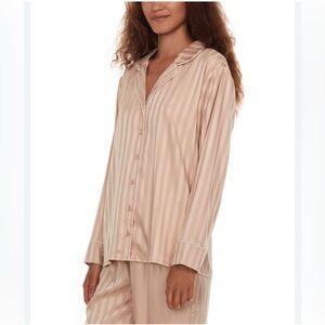 FLORA BY FLORA NIKROOZ Angela 2-pc. Shadow Striped Pajamas